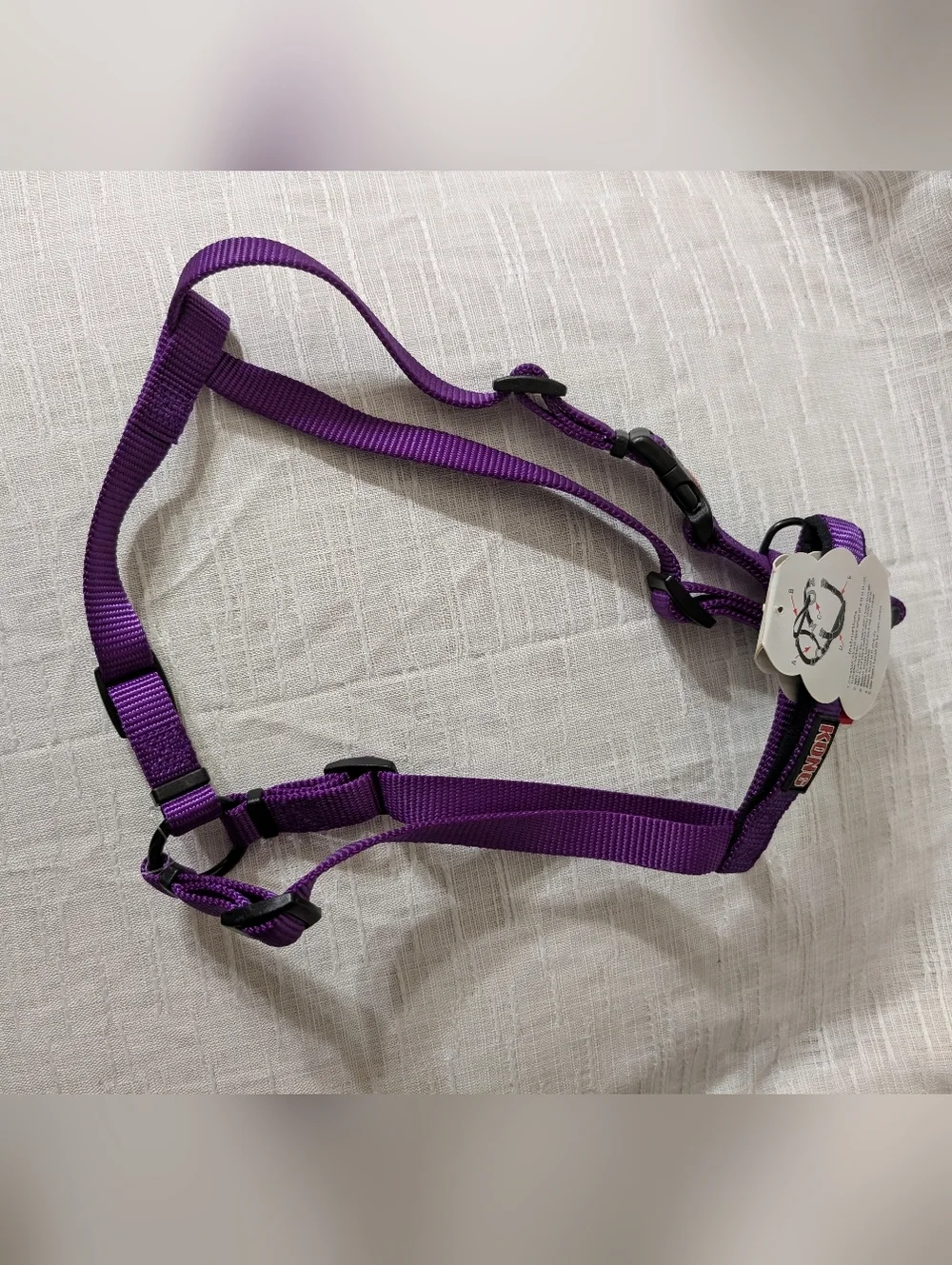 KONG Dog Adjustable Harness Purple with Handle On The Go Size S